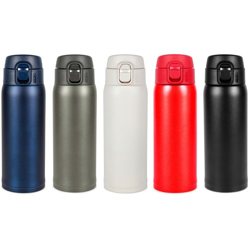 Термокружка Relaxika 701 (0,48 литра), черная (без лого)