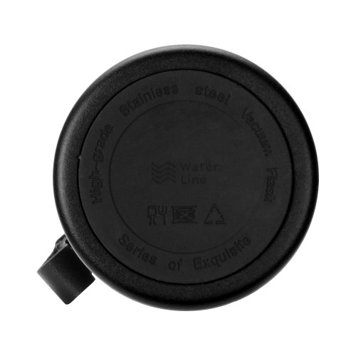 Вакуумный термос "Story" c покрытием powder, черный