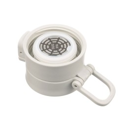 Термокружка Stinger, 0,42 л, сталь/пластик/силикон, белый, 6,5 x 7,5 x 21,9 см