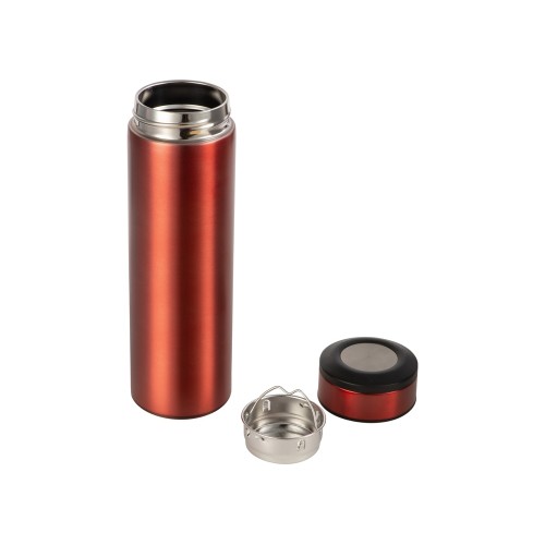 Термос «Confident Metallic» 420мл, красный