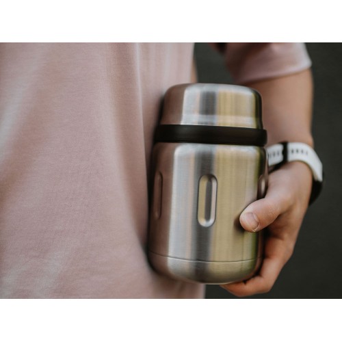 Термос для еды, вакуумный, бытовой, тм "bobber". Объем 0.7 литра. Артикул Jerrycan-700 Matte