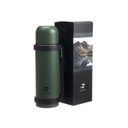 Термос Stinger, 1,2 л, широкий с ручкой, нержавеющая сталь, зелёный, 12,4 х 10,2 х 31,8 см