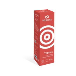 Термос Relaxika 101 (0,5 литра), красный (без лого)