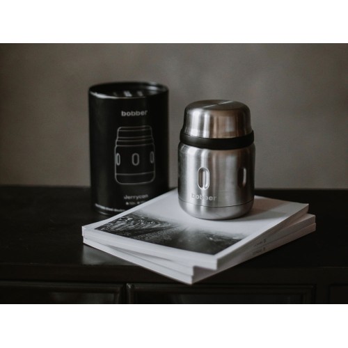 Термос для еды, вакуумный, бытовой, тм "bobber". Объем 0.47 литра. Артикул Jerrycan-470 Matte