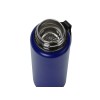 Вакуумный термос "Story" c покрытием powder, тубус, синий