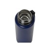 Вакуумный термос "Story" c покрытием powder, тубус, темно-синий