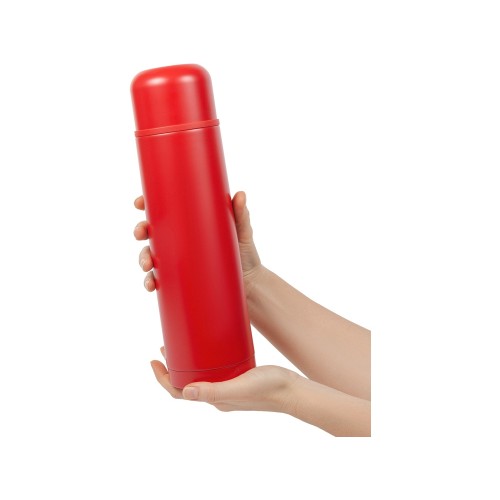 Термос Relaxika 101 (1 литр), красный (без лого)