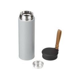 Вакуумный термос «Engage», 450 мл, тубус, средне-серый