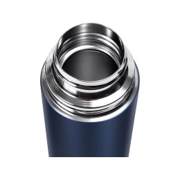 Термос Relaxika 101 (1 литр), темно-синий (без лого)