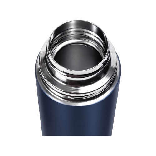 Термос Relaxika 101 (1 литр), темно-синий (без лого)