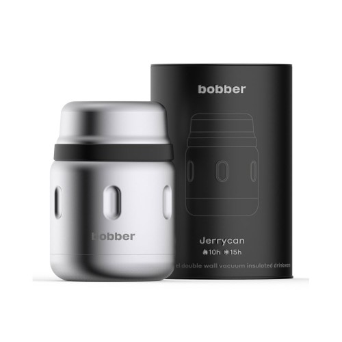 Термос для еды, вакуумный, бытовой, тм "bobber". Объем 0.47 литра. Артикул Jerrycan-470 Matte