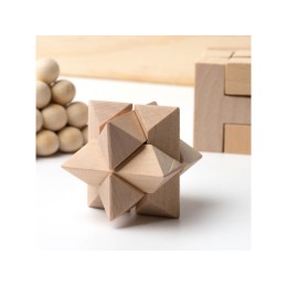 Набор головоломок "Камушки" из натурального дерева