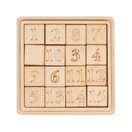 Деревянная головоломка "Пятнашки"