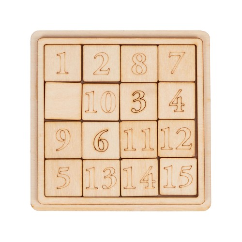Деревянная головоломка "Пятнашки"