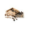 Набор GALVY из 4 игр: микадо, шахматы, шашки и домино