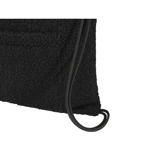 Шерпа рюкзак со шнурком из переработанной шерпы GRS объемом 9 л, черный