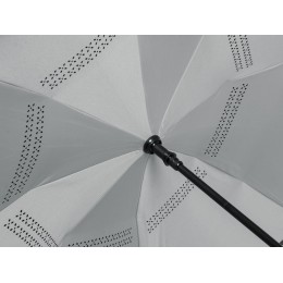 Зонт-трость наоборот Inversa, полуавтомат, красный/серый (Р)