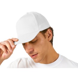 Бейсболка "Memphis" 5-ти панельная 165 гр, белый