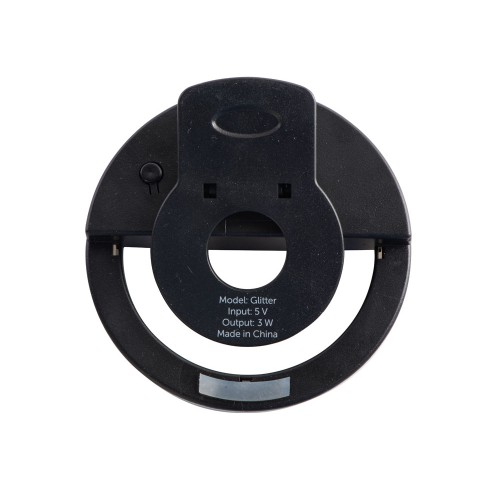 Световое кольцо для селфи "Glitter", черный