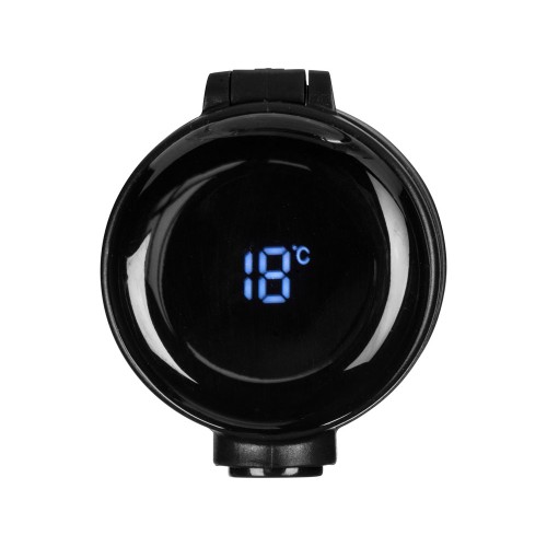 Вакуумная термокружка Waterline с медной изоляцией «Bravo», 400 мл, тубус, черный