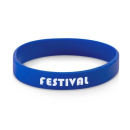 Силиконовый браслет "Forest" 202*12 мм, синий