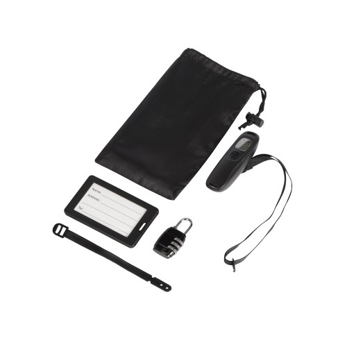 Набор для путешествия: весы, замок, бирка "World"