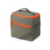Изотермическая сумка-холодильник "Neo Classic" c контрастной молнией, серый/оранжевый