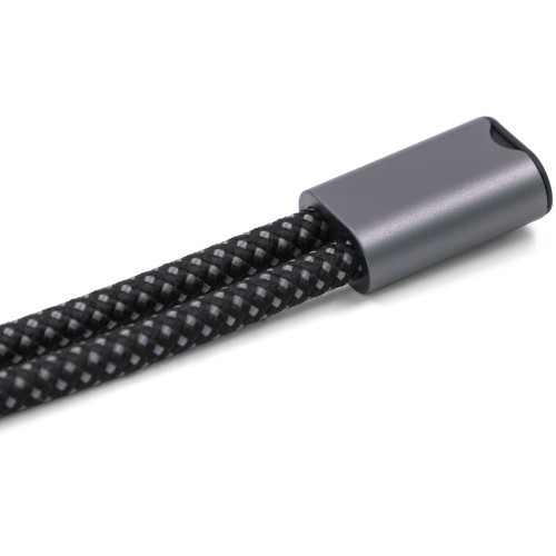 Ремешок-держатель для телефона с зарядным кабелем USB-C - USB-C «Lany Wristband Charge Eco», серый