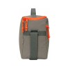 Изотермическая сумка-холодильник "Neo Classic" c контрастной молнией, серый/оранжевый