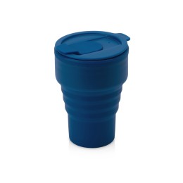 Силиконовый складной стакан "GoCup", индиго