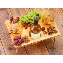 Столик бамбуковый на складных ножках "Barolo"