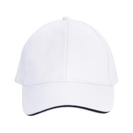 Бейсболка «Cancun», белый/темно-синий