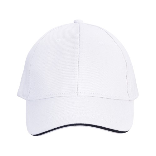 Бейсболка «Cancun», белый/темно-синий