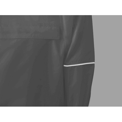 Дождевик - пончо "Galaxy" со светоотражающими элементами, серый