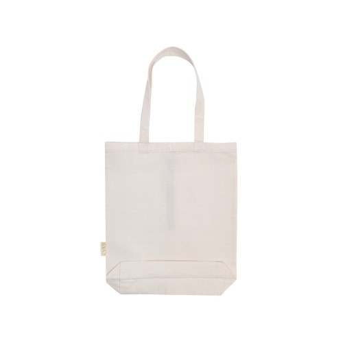 Сумка Fixy из переработанного хлопка с фиксирующей эластичной лентой, натуральный