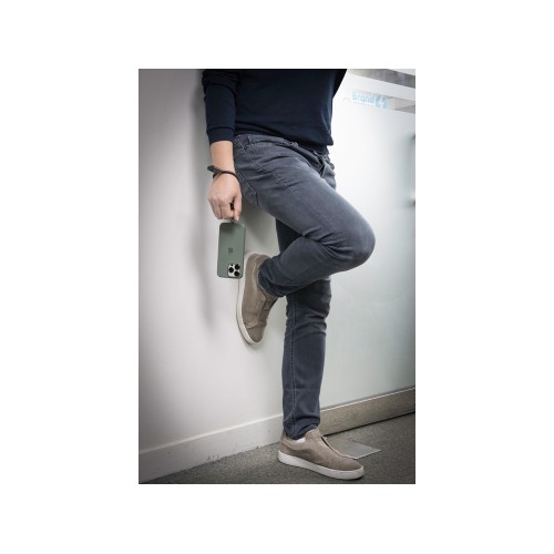 Ремешок-держатель для телефона с зарядным кабелем USB-C - USB-C «Lany Wristband Charge Eco», серый