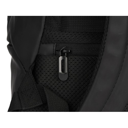 Рюкзак Glam для ноутбука 15'' из мягкой экокожи, черный