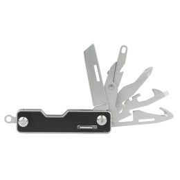 Мультитул-складной Canto 10-в-1 с защитным фиксатором, серебристый/черный