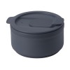 Силиконовый складной стакан "GoCup", темно-серый