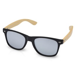 Солнцезащитные очки Hue с бамбуковыми дужками - Серебристый