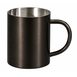 Стальная кружка с двойными стенками "Altai", gun metal