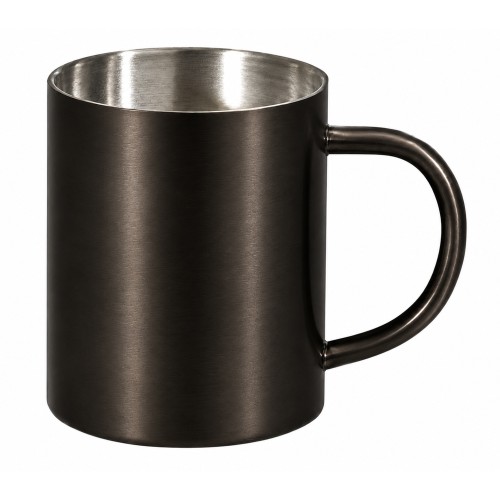 Стальная кружка с двойными стенками "Altai", gun metal