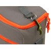 Изотермическая сумка-холодильник "Neo Classic" c контрастной молнией, серый/оранжевый