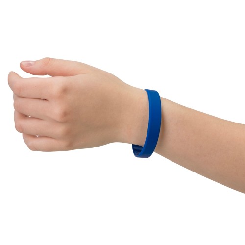 Силиконовый браслет "Forest" 202*12 мм, синий