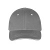 Бейсболка "New Castle" 6-ти панельная, серый/белый