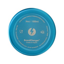 Бутылка для воды «Athletica», 1000 мл, нержавеющая сталь, синий