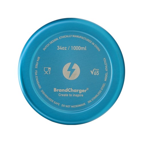 Бутылка для воды «Athletica», 1000 мл, нержавеющая сталь, синий