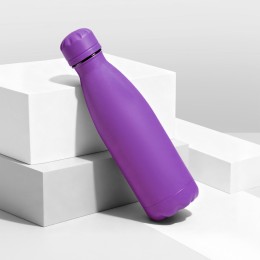 Вакуумная термобутылка "Vacuum bottle C1", soft touch, 500 мл, фиолетовый