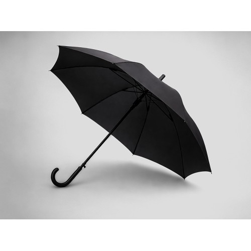 Зонт-трость полуавтомат Wetty с проявляющимся рисунком, черный