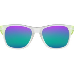 Очки солнцезащитные с зеркальными линзами "Partymaker", лайм